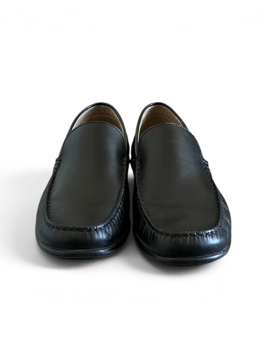 ECCO Men\'s Leather Classic Moc II Driving Loafers In Black Size 40/6.5 main image 9